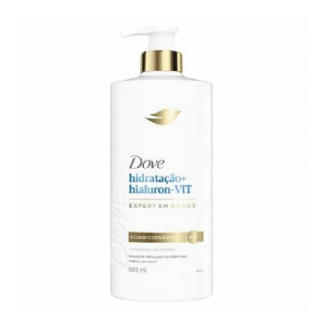 CONDICIONADOR DOVE HIDRATAO + HIALURON-VIT PUMP 600ML