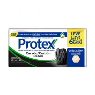 SABONETE PROTEX CARV�O DETOX 85G 6UN