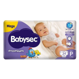 FRALDA BABYSEC PREMIUM MEGA P 34UN