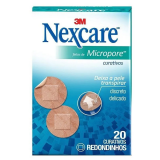 Curativo Nexcare Micropore Redondo 3m 20un