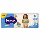 FRALDA BABYSEC ULTRASEC HIPER XG 56 UNIDADES