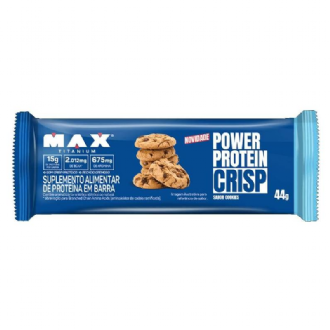 BARRA POWER PROTEIN CRISP SABOR COOKIES MAX TITANIUM 44G