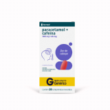 PARACETAMOL + CAFE�NA 500MG + 65MG 20 COMPRIMIDOS GERMED
