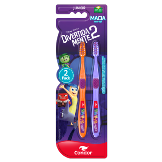 ESCOVA DENTAL CONDOR MACIA JUNIOR DIVERTIDAMENTE 2 2UN