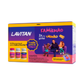 KIT LAVITAN FAMILO INFANTIL TUTTI-FRUTTI + A-Z ORIGINAL + A-Z MULHER 180 COMPRIMIDOS