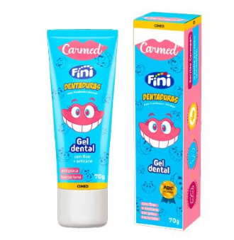 GEL DENTAL CARMED FINI DENTADURAS COM FLOR 70G