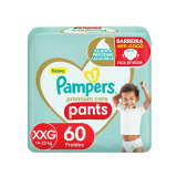 FRALDA PAMPERS PREMIUM CARE PANTS XXG 60UN