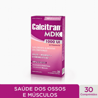 CALCITRAN MDK DIVCOM 30 COMPRIMIDOS VITAMINAS E SAIS MINERAIS