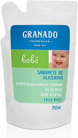 SABONETE LQUIDO GRANADO BEBE REFIL ERVA DOCE 250ML