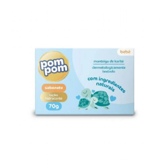 SABONETE POMPOM INFANTIL LO��O HIDRATANTE 70G