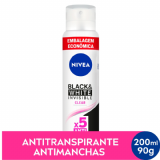 DESODORANTE NIVEA INVISIBLE BLACK & WHITE CLEAR FEMININO AEROSOL 200ML