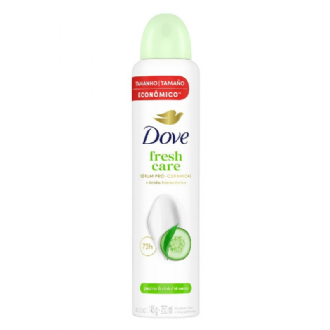 Desodorante Antitranspirante Aerossol Dove Fresh Care Pepino & Ch� Verde Feminino 72h 250ml