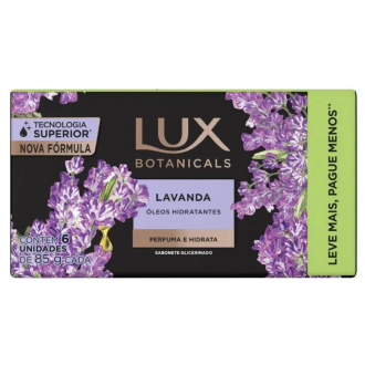 SABONETE LUX LAVANDA 85G 6 UNIDADES