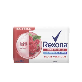 SABONETE REXONA ANTIBACTERIAL FRUTAS VERMELHAS 84GR