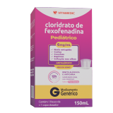 CLORIDRATO DE FEXOFENADINA GENRICO VITAMEDIC 6MG/ML SUSPENSO COM 150ML