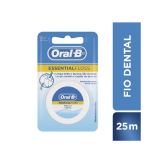 FIO DENTAL ORAL-B ESSENTIAL FLOSS ENCERADO - 25M