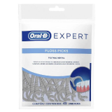 FIO DENTAL COM HASTE ORAL-B EXPERT FLOSS PICKS - 45 UNIDADES