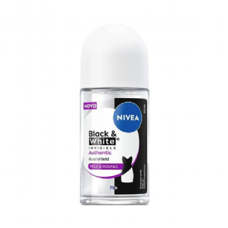 DESODORANTE NIVEA ROLL-ON INVISIBLE BLACK & WHITE AUTHENTIC 50ML