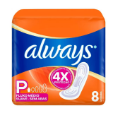 ABSORVENTE ALWAYS SUPER PROTEO SUAVE SEM ABAS 8U