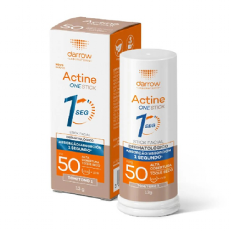 Protetor Solar Facial em Bast�o Darrow Multifuncional Actine One Stick FPS 50 Tom 1 13g