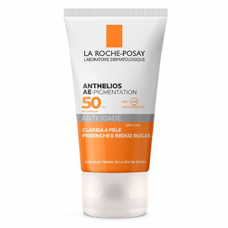 PROTETOR SOLAR FACIAL LA ROCHE-POSAY ANTHELIOS AE-PIGMENTATION  ANTI-IDADE FPS50 COM 40G