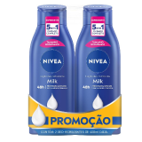 LO��O HIDRATANTE NIVEA MILK 400ML 2UN