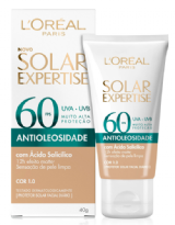 PROTETOR SOLAR LOREAL EXPERTISE COR CLARA FPS60 40G