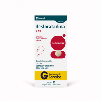 DESLORATADINA GEN�RICO 5MG 30 COMPRIMIDOS GERMED