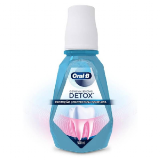 ENXAGUANTE BUCAL ORAL-B GENGIVA DETOX SEM �LCOOL 500ML