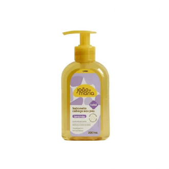 SABONETE LIQUIDO DA CABE�AS AOS PES LAVANDA JO�O E MARIA 200ML