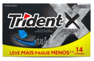 Goma de Mascar Trident XFresh Intense 26,6g