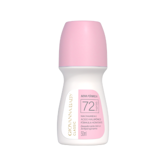 Desodorante Antitranspirante Roll-On Giovanna Baby Classic Feminino 72h 50ml