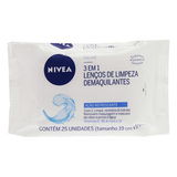 LENOS DE LIMPEZA FACIAL DEMAQUILANTE NIVEA VISAGE 25 UNIDADES