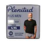 FRALDA GERIATRICA PLENITUDE MEN G /XG 16U