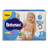 FRALDA BABYSEC ULTRASEC P 72UN