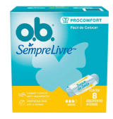 ABSORVENTE INTERNO O.B PROCOMFORT M�DIO 8UN