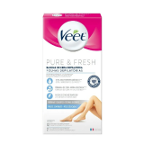 Folhas para Depila��o Veet Pure & Fresh Pele Delicadas 12 Unidades