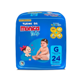 Fralda Turma da M�nica Baby G 24 unidades