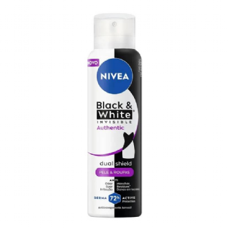 DESODORANTE NIVEA AEROSOL INVISIBLE BLACK & WHITE AUTHENTIC 150ML