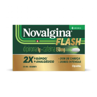 NOVALGINA FLASH 8 COMPRIMIDOS