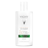 PROTETOR SOLAR FACIAL AQUA-FLUIDO ANTIOLEOSIDADE FPS 60 VICHY CAPITAL SOLEIL UV-CLEAR 40G