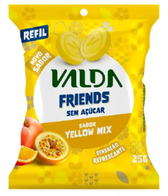 Pastilha Friends Sem A��car Valda Sache 25g