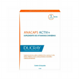 POLIVITAMNICO ANACAPS DUCRAY ACTIV + COM 30 CPSULAS 