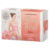 SABONETE  ALMA DE FLORES FLORAL ROSE 130G