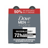 KIT DESODORANTES ROLL-ON DOVE MEN INVISIBLE 50ML 2UN.
