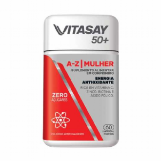 SUPLEMENTO ALIMENTAR VITASAY 50+ MULHER A-Z