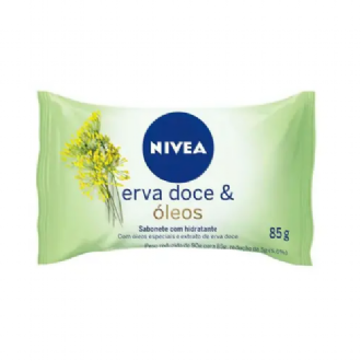 SABONETE EM BARRA NIVEA ERVA DOCE & LEOS 85G