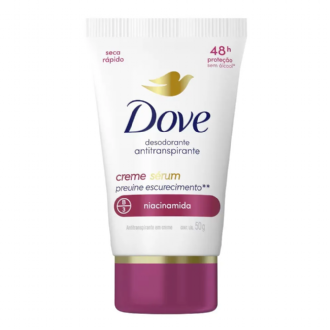 DESODORANTE ANTITRANSPIRANTE CREME DOVE CREME SRUM FEMININO 48H NIACINAMIDA 50G