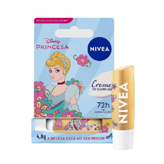 Hidratante Labial Nivea Disney Princesa Cinderela Edi��o Limitada Baunilha 4,8g
