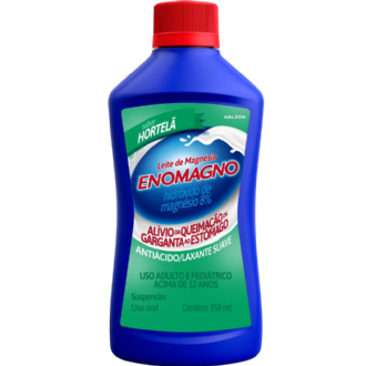 LEITE DE MAGNSIA ENOMAGNO SABOR HORTEL 350ML